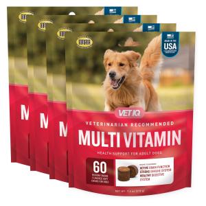 VETIQ MultiVitamin Soft Chews for Adult Dogs, Hickory Smoked Flavor, 240-count