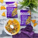 Quest Nutrition, Tortilla Style Protein Chips, Low Carb, High Protein, Loaded Taco, 4.5 oz, 4 Ct