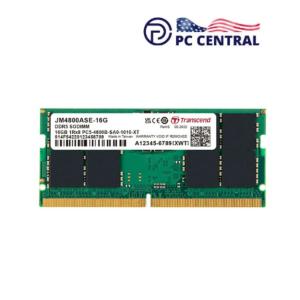 Transcend JetRam 16GB DDR5 Unbuffered SO-DIMM RAM Module (1 x 16GB) 