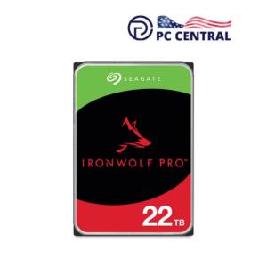 Seagate IronWolf Pro 22TB 7200 rpm SATA III 3.5" Internal NAS HDD (CMR, Retail, 2-Pack)