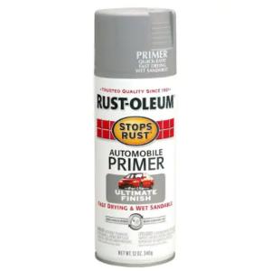 Rust-Oleum Stops Rust - 12 oz. Flat Light Gray Automotive Primer Spray