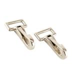 Everbilt 5/8 in. Nickel-Plated Strap Spring Snap (2-Pack)