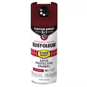 Rust-Oleum Stops Rust - 12 oz. Custom Spray 5-in-1 Satin Heritage Red Spray Paint