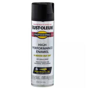 Rust-Oleum Professional - 15 oz. High Performance Enamel Flat Black Spray Paint