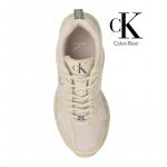 Calvin Klein Men Lahne Sneaker Ivory Size 10