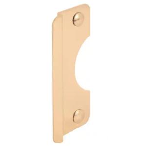 Prime-Line Out-Swinging Latch Guard Plate Brass Plated Steel