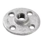 Southland 3/8 in. Galvanized Malleable Iron Floor Flange Fitting