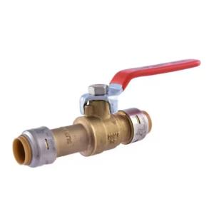 SharkBite Max 1/2 in. Brass Push-to-Connect Slip Ball Valve