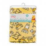 Disney Baby Boys Winnie the Pooh Plush Blanket Yellow