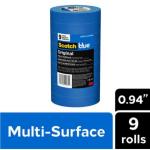 3M - ScotchBlue 0.94 In. x 60 Yds. Original Multi-Surface Painter's Tape (9 Rolls)