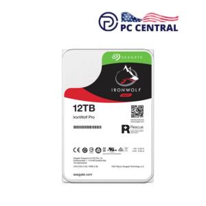 Seagate NAS HDD 12TB IronWolf Pro 7200 rpm SATA III 3.5" Internal (CMR)