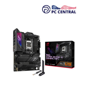 AMD Ryzen 7 7700X Processor & ASUS ROG 4.5 GHz 8-Core STRIX X670E-E GAMING WIFI ATX Motherboard Kit