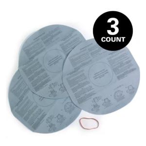 MULTI FIT Disposable Dry Pick-up Only Wet/Dry Vac Disc Filter