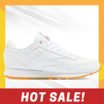 Reebok Men's White/Gum Classic Leather Sneakers