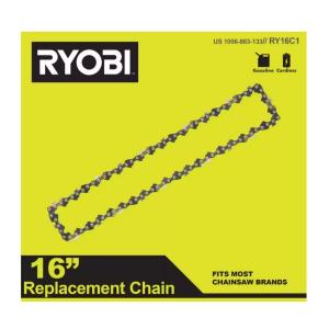 RYOBI 16 in. Replacement Full Complement Standard Chainsaw Chain, 56 Links (Single-Pack)