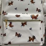 Women's Butterfly Diaper Backpack White