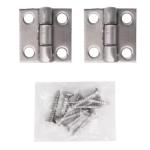 Everbilt 1 in. Non-Removable Pin Narrow Utility Hinge (2-Pack ) Galvanized