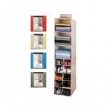 Better Home Storage 10 Pocket 3 Shelf Hanging Organizer Storage Space Saver Tan Size 50"x12"x12"