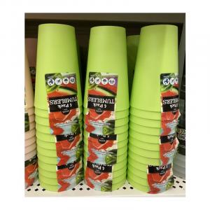 Picnic Tumblers 4Pack 430 ml(14 1/2oz) Neon Green