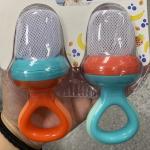 Nuby The Nibbler First Soft Foods Feeder 10+m Coral/Aqua