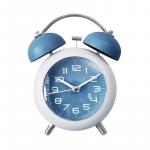 F18 Mini Stylish Double Bell Alarm Clock, Silent Motion