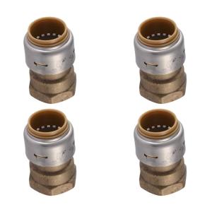 SharkBite Max 3/4 in. Push-to-Connect x FIP Brass Adapter Fitting Pro Pack (4-Pack) # UR088J4