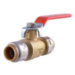 SharkBite Max 1/2 in. Brass Push-to-Connect Ball Valve UR22222