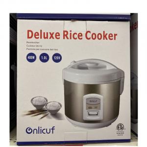 Onlicuf Deluxe Rice Cooker 4 Cups 400w 1.0L 120V